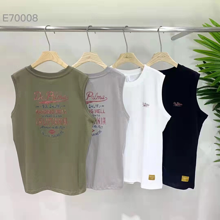 goods in stock! New year in early spring! [Yeji] round neck letter printed vest e70008# ZZL
