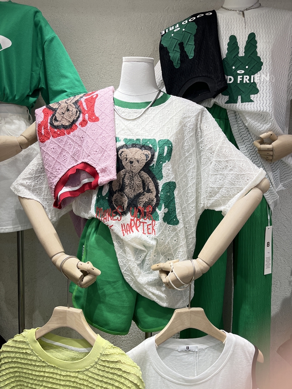 【8】 Bear fashion versatile short sleeve T-shirt 9901# XYY