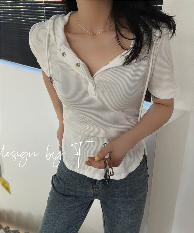 現貨!四個色!【F】連帽時髦ins短款小衫  6070#  ZXX
