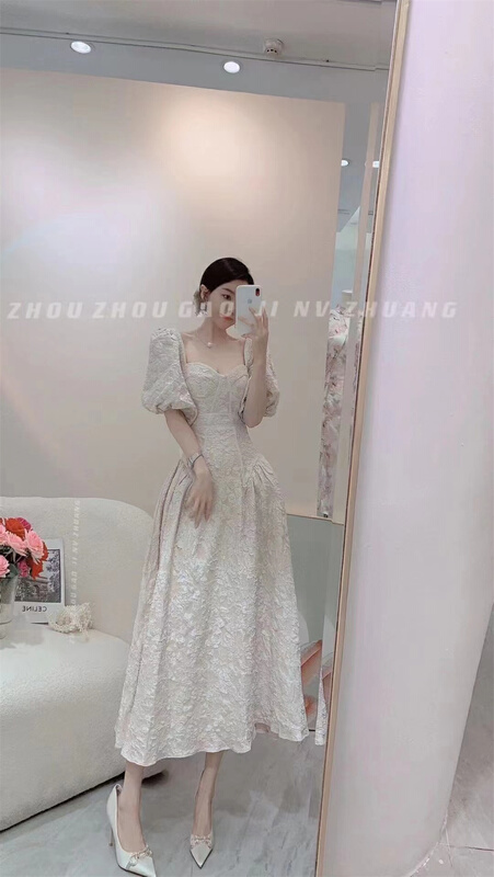 [see you] French lady back bandage dress 3890# PCZ