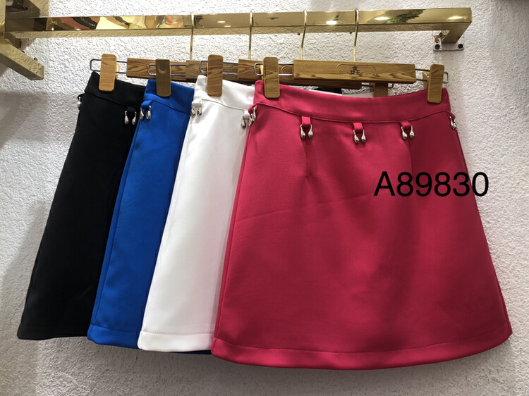 New in early summer! [queen] simple and versatile solid color fashion skirt a89830# ozq