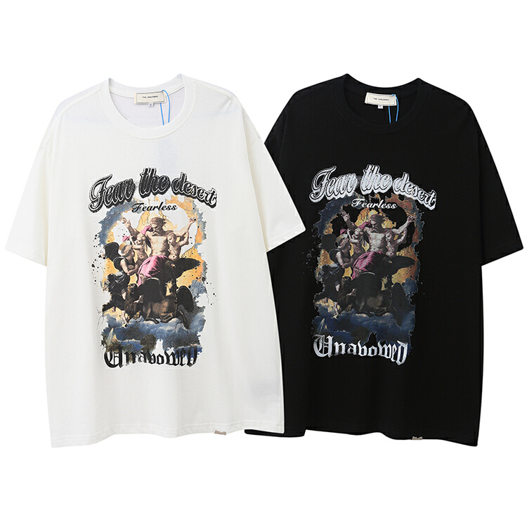 [the unvowed] men's and women's personalized pattern printed short sleeve T-shirt 2557# ZZL