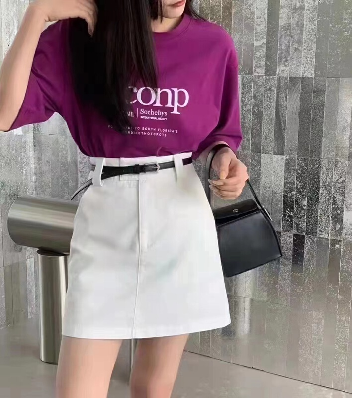 [still pure] casual high waist skirt (with belt) 2256# hjy