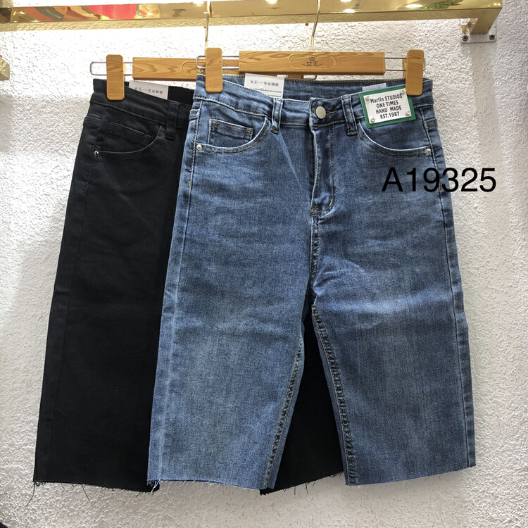 New in early summer! [queen] Korean versatile fashion 5-point denim shorts a19325# ozq