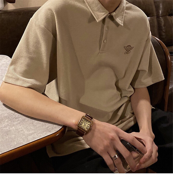 New in early summer! [h-1987] fashion casual embroidery polo shirt 2105# ZZL
