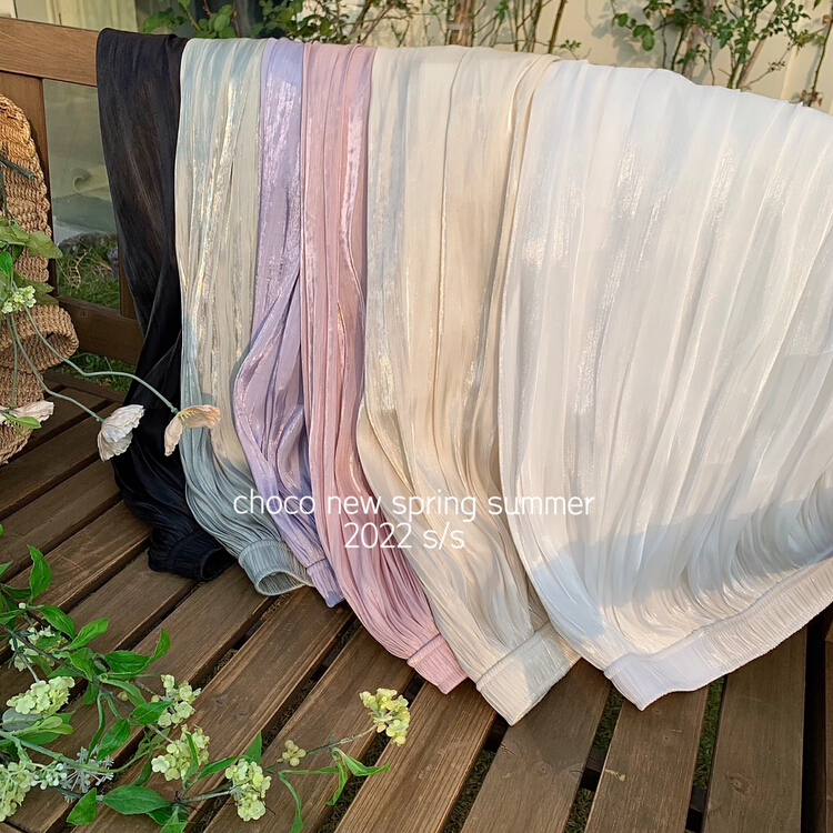 New year in early spring! [choco] temperament versatile fairy glittering skirt 8117# LSW