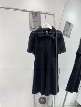 [seven 7] Korean solid color Pleated Dress 010# WTT