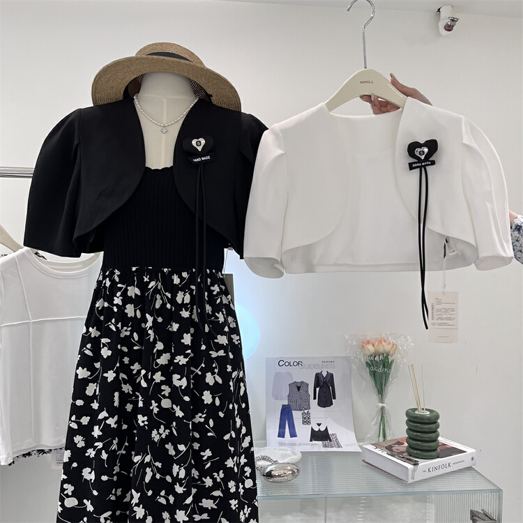 [naimier] fashionable commuter versatile jacket (with detachable love Brooch) 2065# LSW