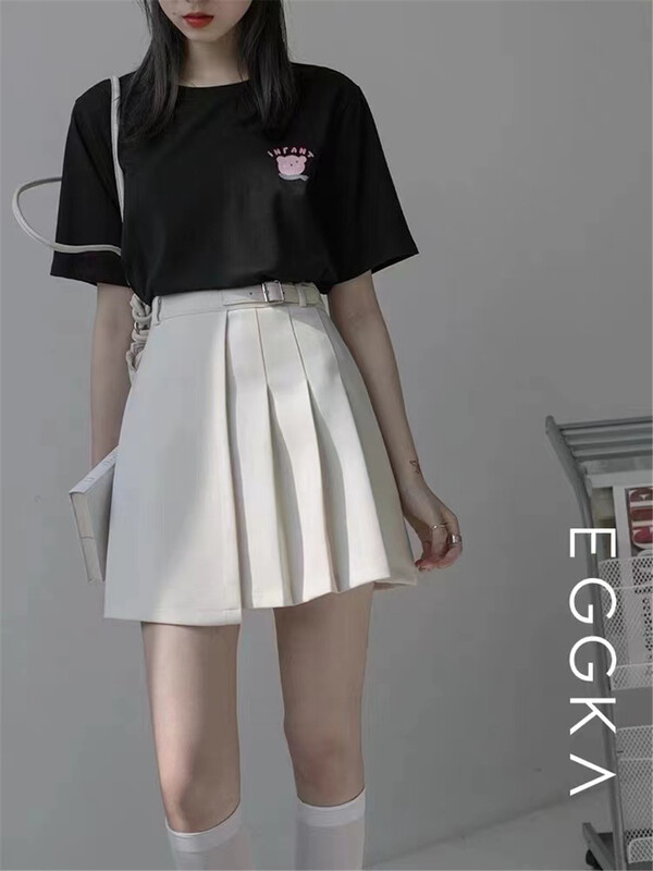 New year in early spring! [Pauline] pleated lady style skirt ys1-1707# L