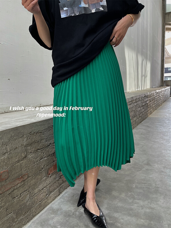 New in early summer! [open] Korean high waist slim skirt 3556# ozq