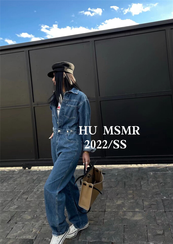 New year in early spring! [Hu] Korean fashion solid color bright thread one-piece pants 8821# zyh