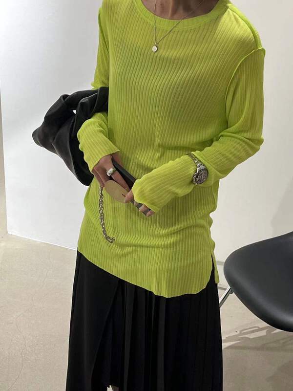 [WP / Yinuo] wear sunscreen long sleeved T-shirt d760# zxl on both sides