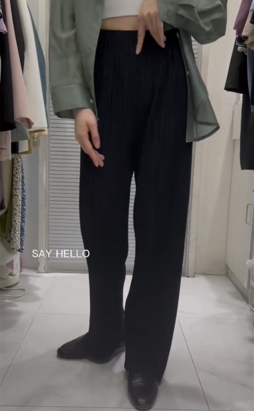 New year in early spring! [sayhello] elastic waist comfortable Korean casual pants 20958# ll