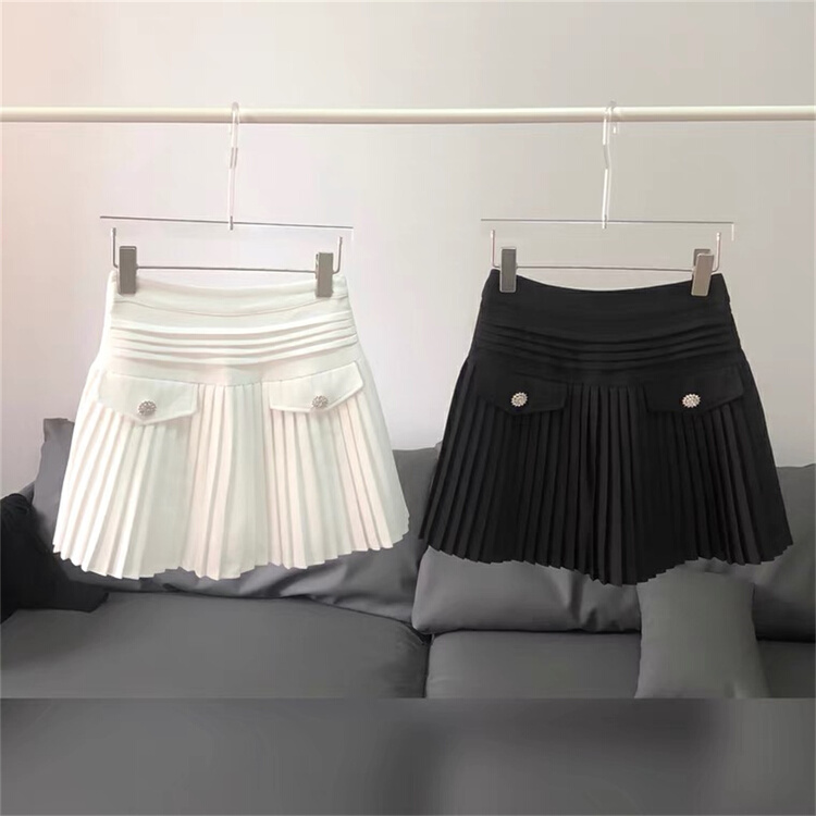 Early winter NEW! [Linna] pleated elegant skirt 8970# zxx