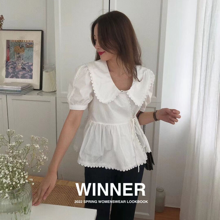 [winner] large lapel fashion Korean small shirt 9005# ll