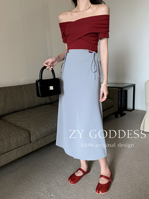 [ZY] a slim skirt 58169# ozq designed by a small group