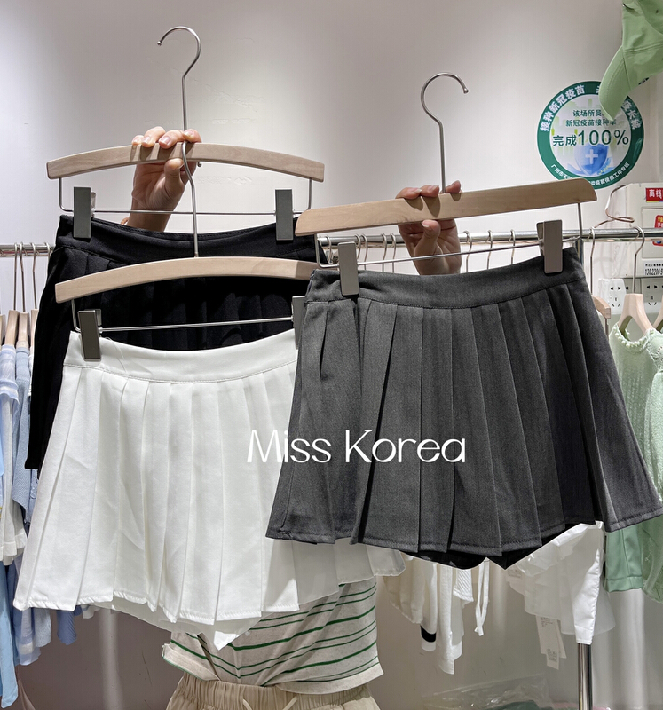 【MISS KOREA】學院百褶減齡裙褲(不含搭配)  6657#  HBX