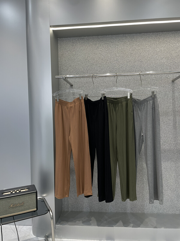 New in early summer! [bobo1972] solid color versatile comfortable casual pants 226939# ozq