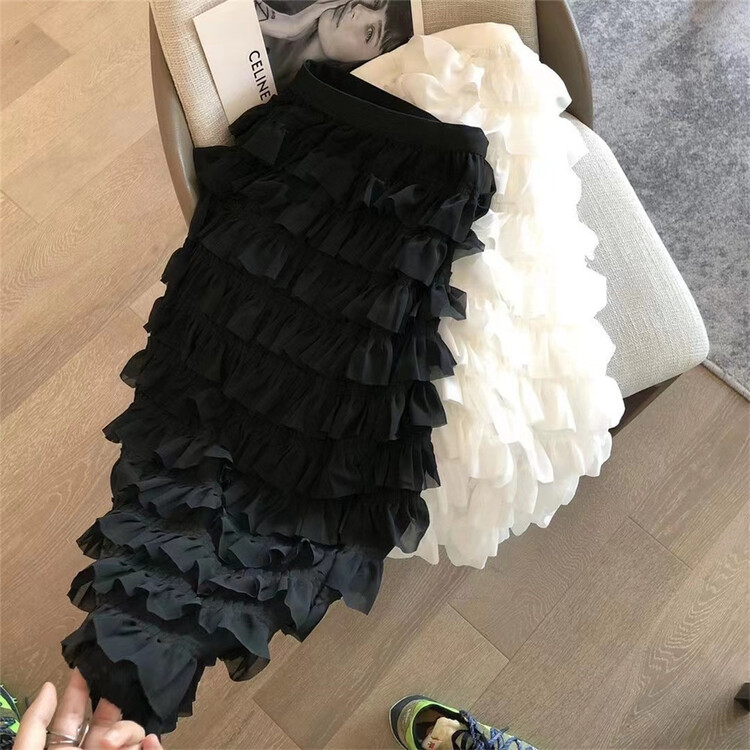 [al] high waist lady temperament skirt ys1-3116# lwy