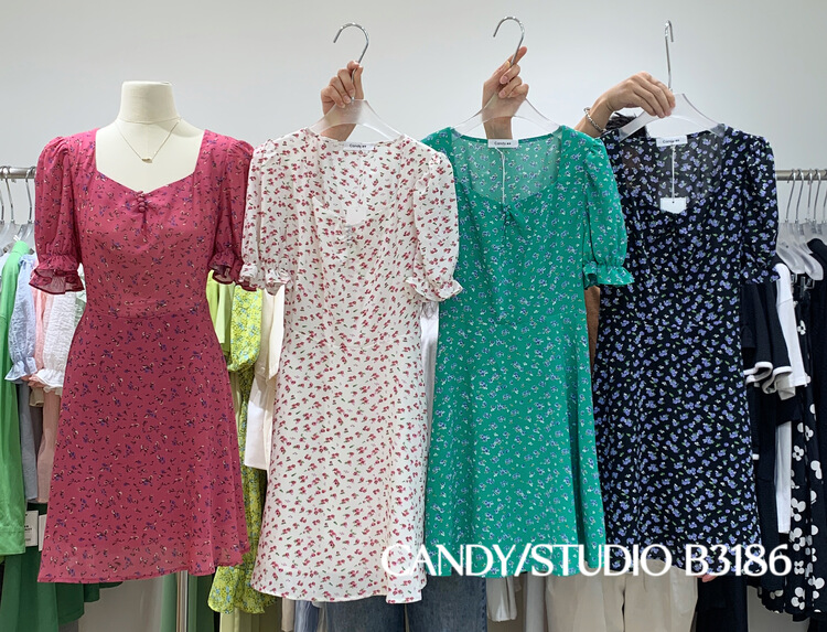 [candy] broken flower lady age reducing dress 3186# zjy