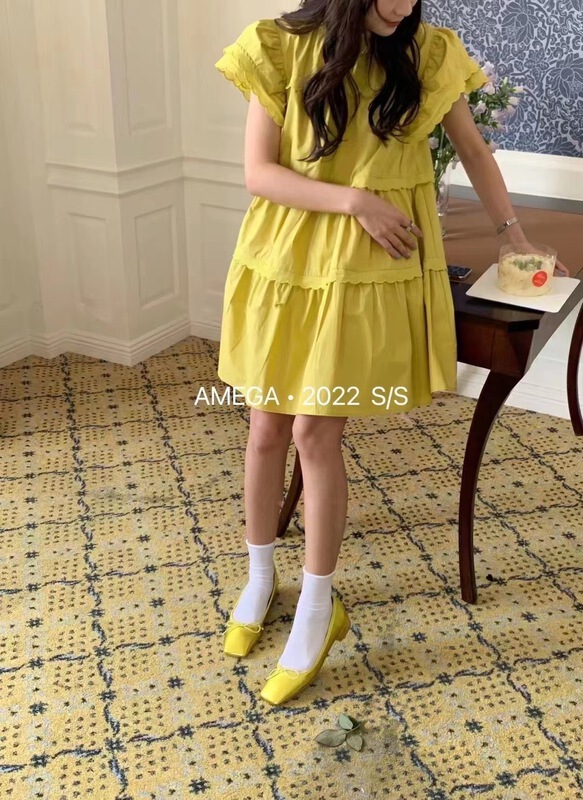 [amega] Korean casual loose dress 6898# HBx