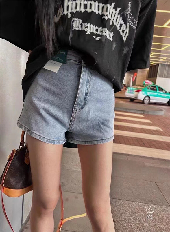 New in early summer! [Kamil] Korean simple casual versatile denim shorts d9227# ZSY