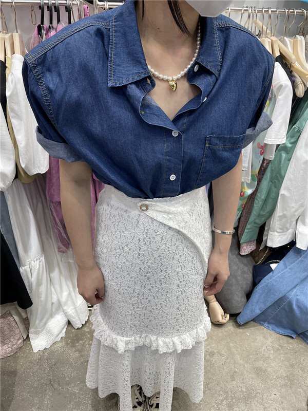 [sister] design fishtail lace skirt (only selling skirt) 2329# ozq