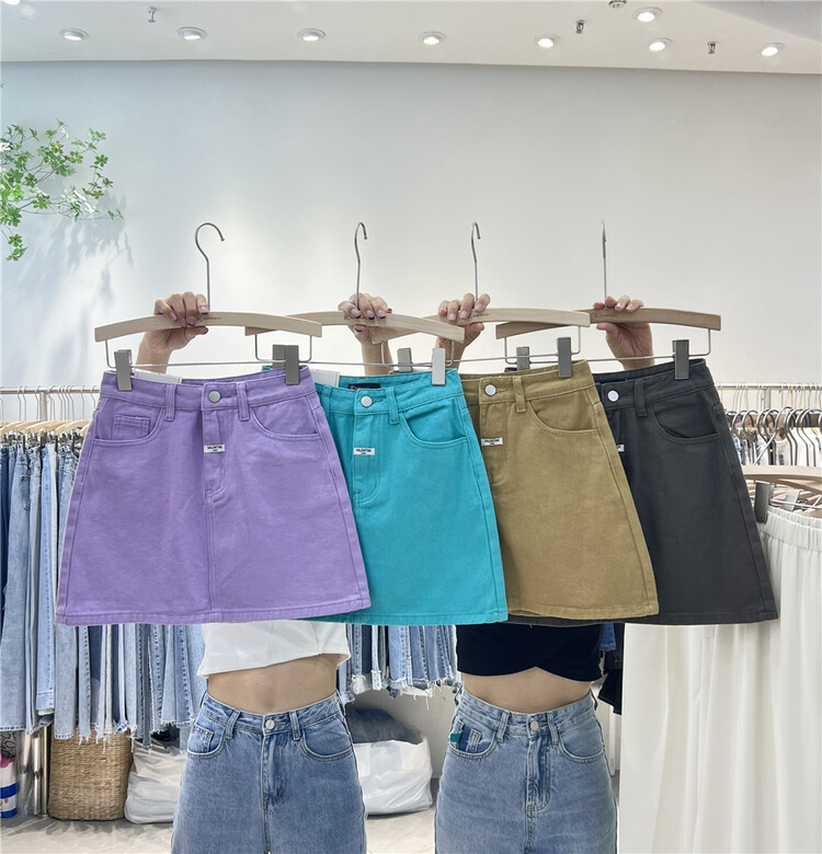 New in early summer! [iris iriisy] Korean style simple age reducing fashion skirt 6509# LSL