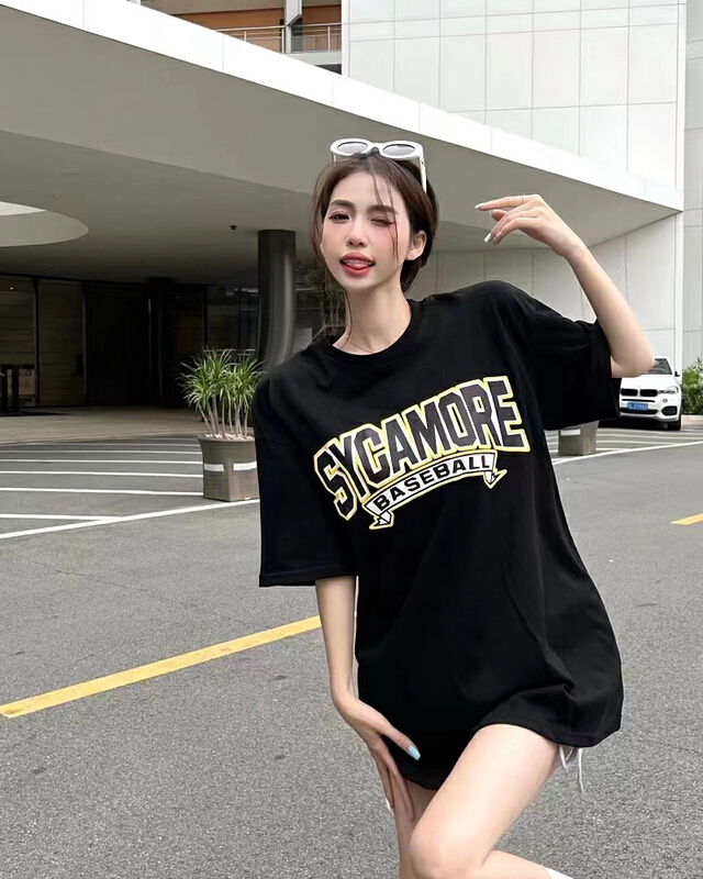 [j.2] net Red duck BF wind body missing short sleeve T-shirt 8649# LSW