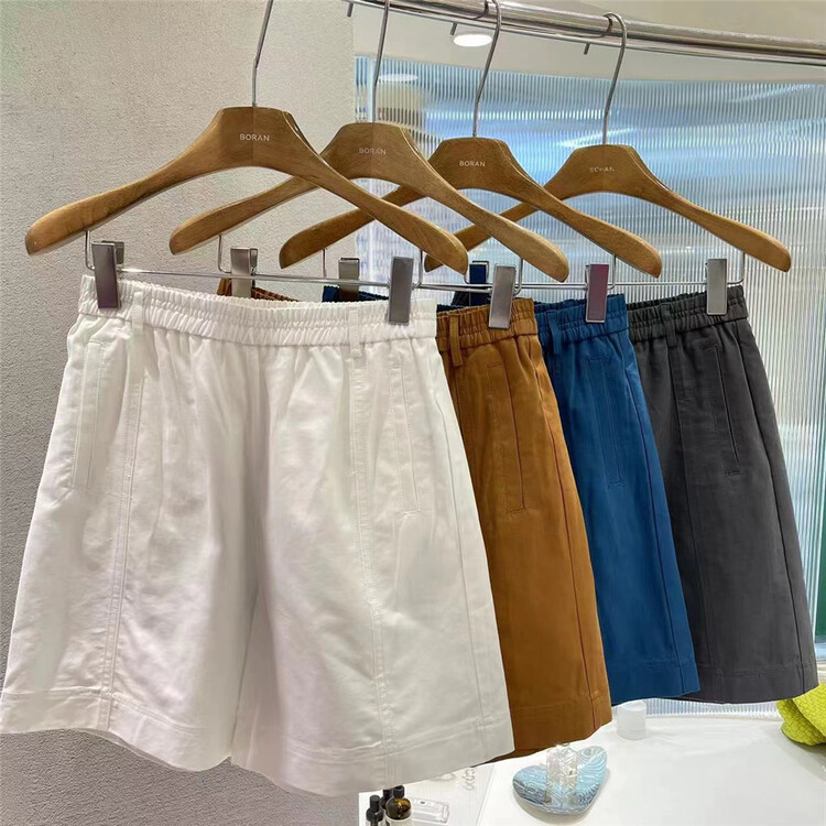 [Boran · Boran] Korean style simple and slim casual shorts 22b7315# LSW