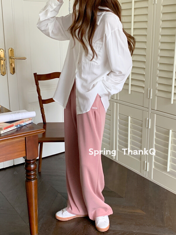 [thankq] Korean clean color single Pocket Shirt 22005# ZSY