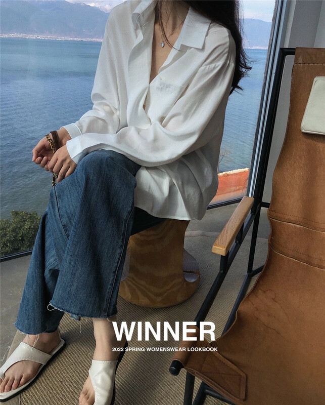 New year in early spring! [winner] slim single breasted comfortable shirt 8029# L