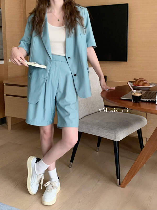 New in early summer! [Moxi] Korean style simple and versatile suit 56503# XJ