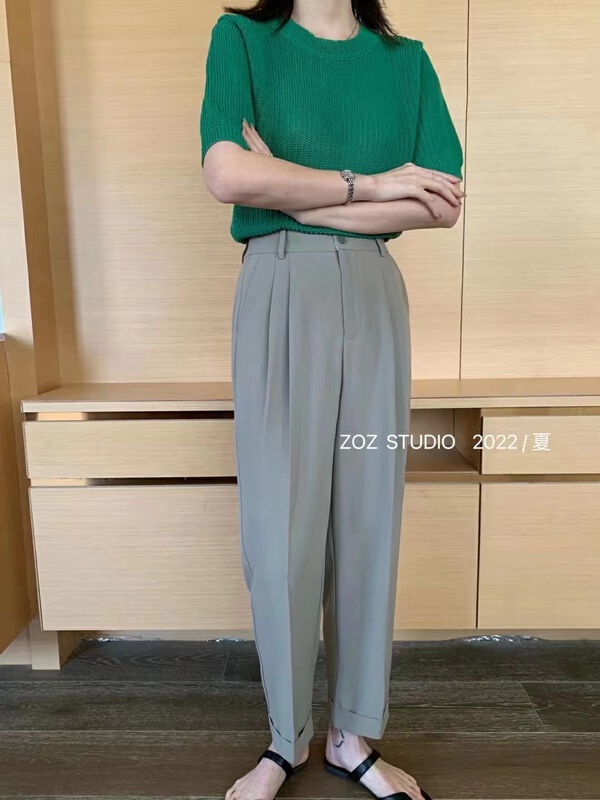 New in early summer! [ZOZ] Korean casual comfortable trousers 022059# HBx