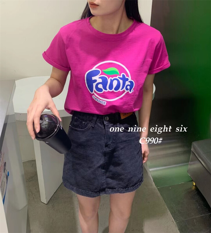[1986] loose fit letter short sleeve T-shirt 990# XYY