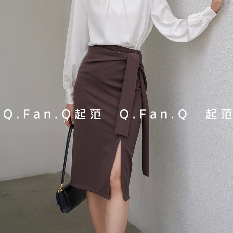 [style] light mature style fashion bandage slim skirt 8608# XBL