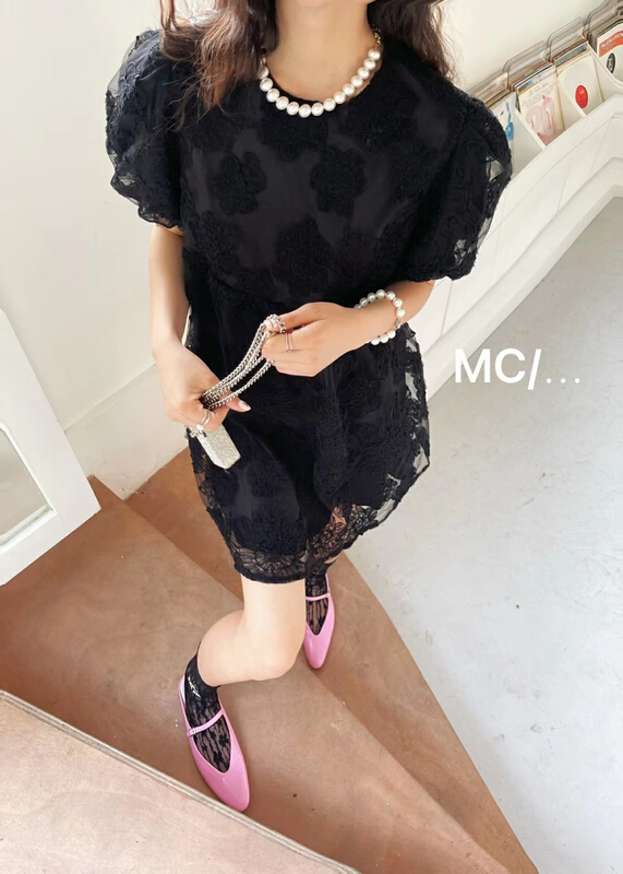 goods in stock! New in early summer! [MC] fairy three-dimensional flower dress 8875# ozq
