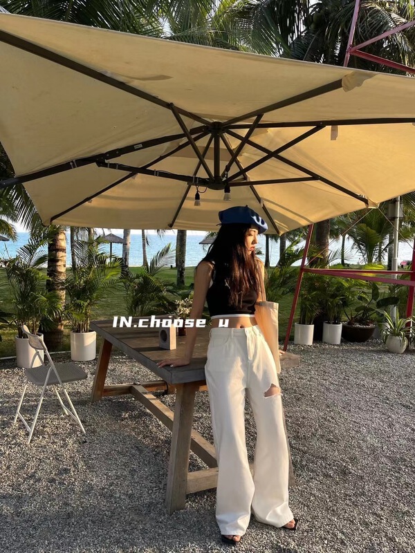 [in. Choose u] ripped casual jeans 69270# zxl
