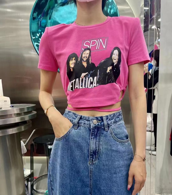 goods in stock! [Anan] niche design fashion short sleeve T-shirt 5002# XYJ