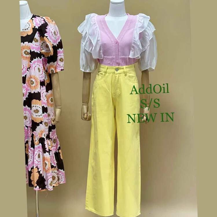 goods in stock! [addoil] straight versatile loose jeans 783# zxl