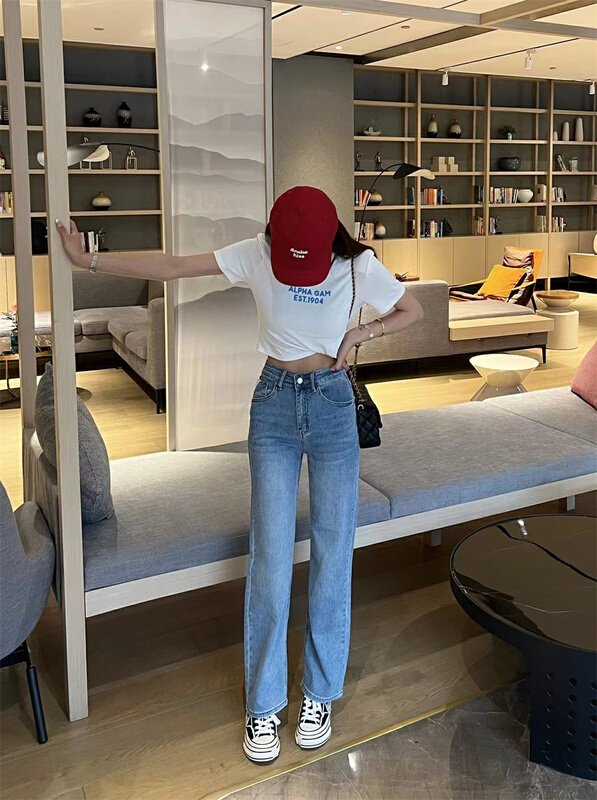 [okoy denim] Korean versatile simple jeans 1612# hyy