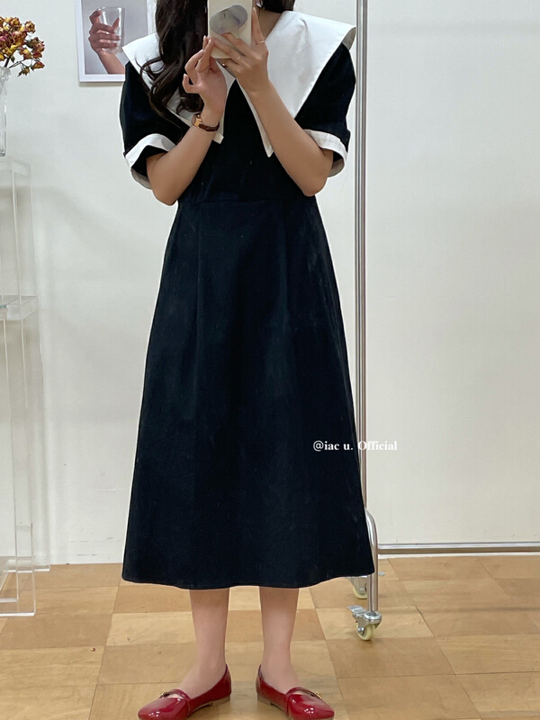 [IAC studio] Korean fashion temperament slim dress 8967# LSW