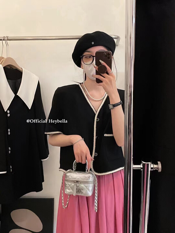 [hey Bella] xiaoxiangfeng short sleeve jacket 2517# ll