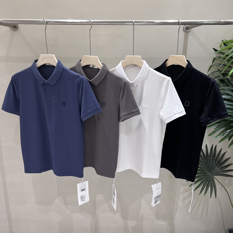 New year in early spring! [maibia] Japanese three-dimensional adhesive letter polo shirt p6666# ZZL