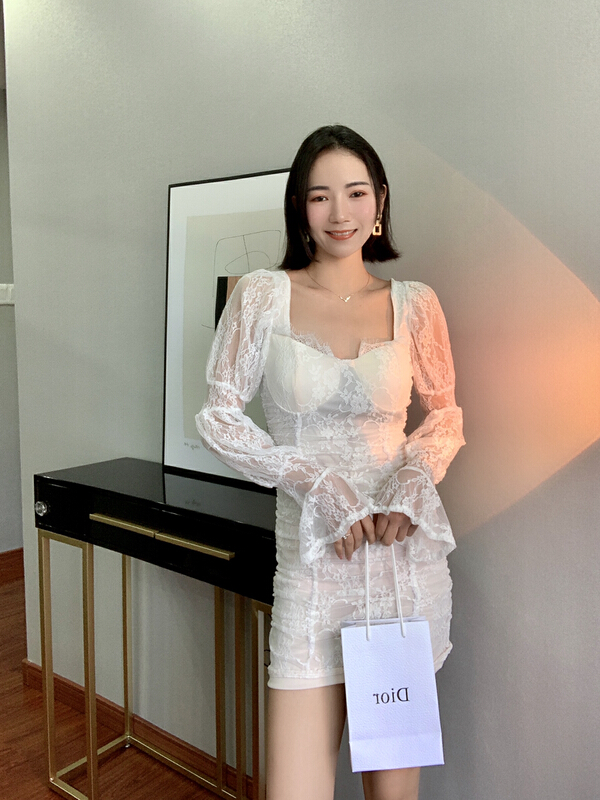 New year in early spring! [HH] Korean versatile lace dress 2246# LSL