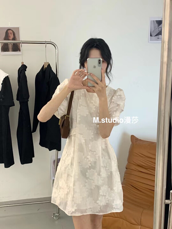 [MSTUDIO MANSA] bandage flower versatile dress 805# ll