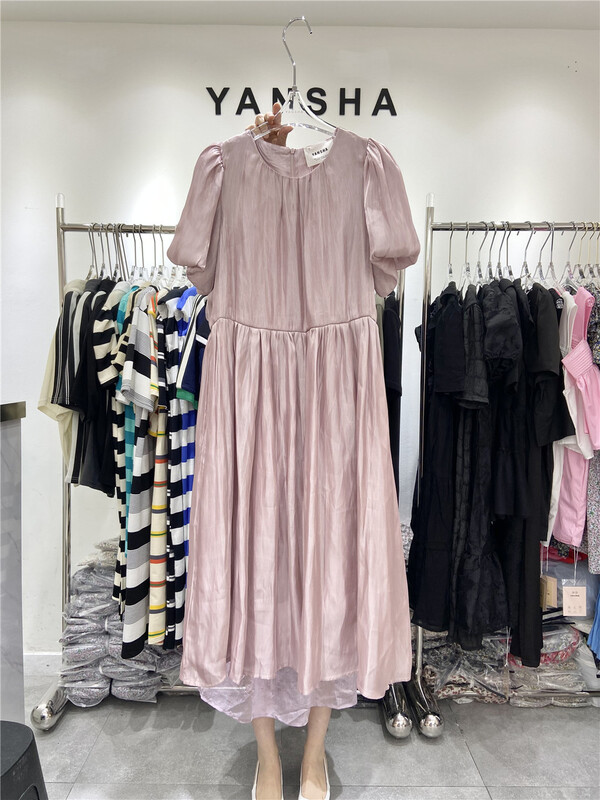 [Yan Sha] court style French Style Bubble Sleeve Dress 220# CLS