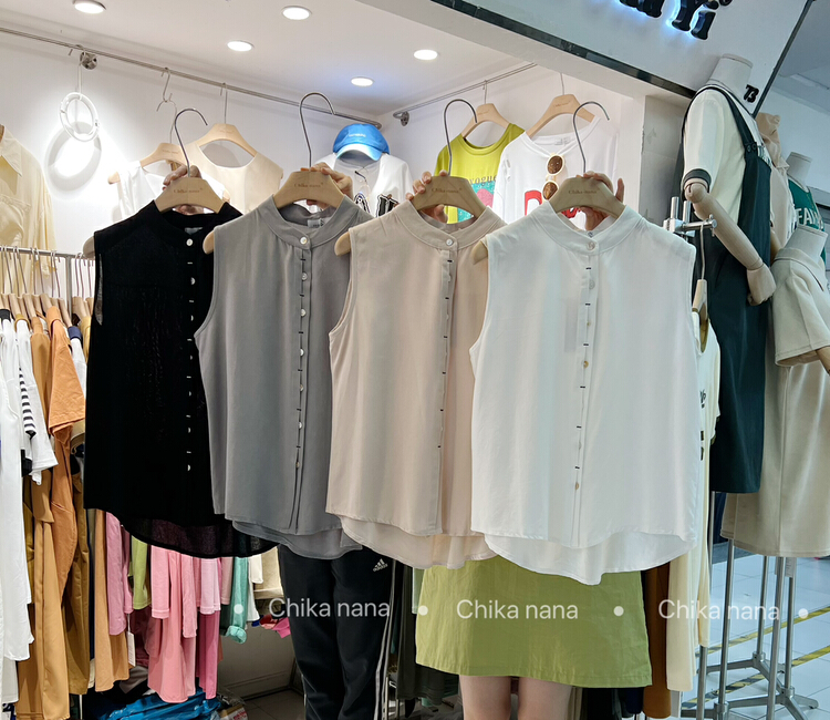 [Yi Jia Yi] simple single breasted fashion shirt 781# cqw