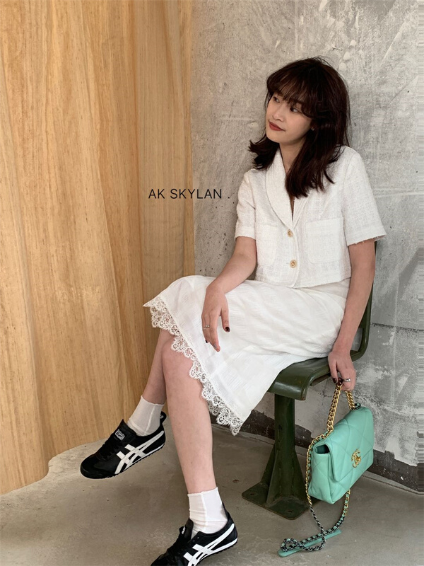 goods in stock! New in early summer! [A.K skylan] temperament small fragrance lady short coat 82506# zxl