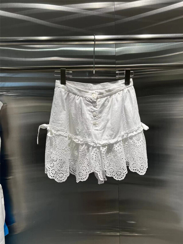 New in early summer! [laga] little woman looks thin, solid color short skirt 21633# JJ